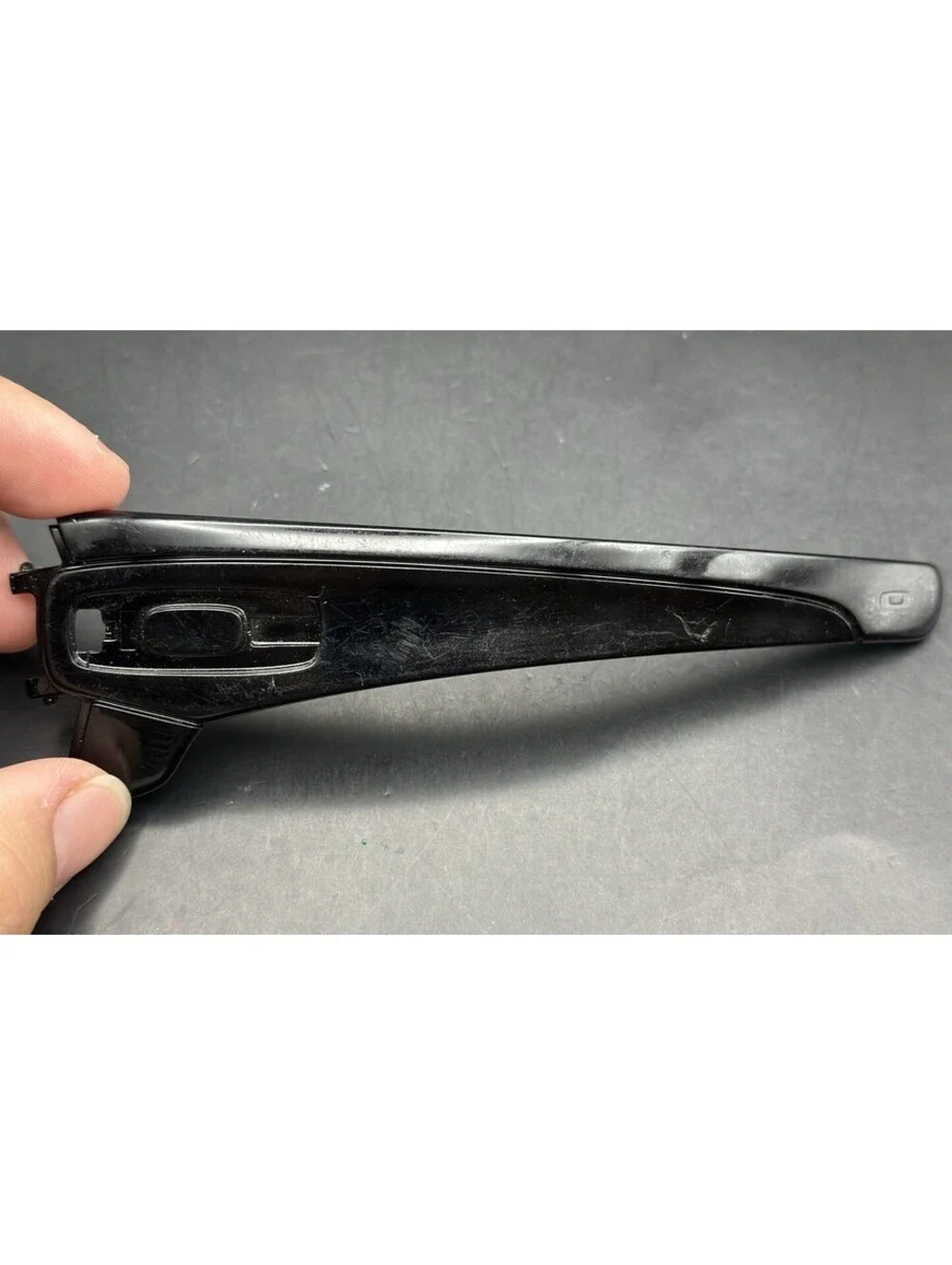 Oakley Batwolf OEM Polished Black Left Replacement Arm